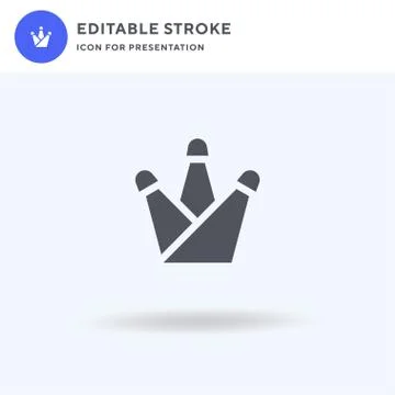 Spotlights icon vector, filled flat sign, solid pictogram isolated on white 스톡 일러스트