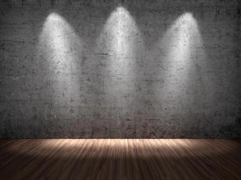 Spotlights Stock Illustration