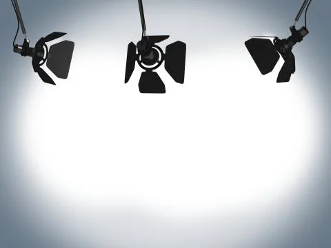 Spotlights Stock Illustration