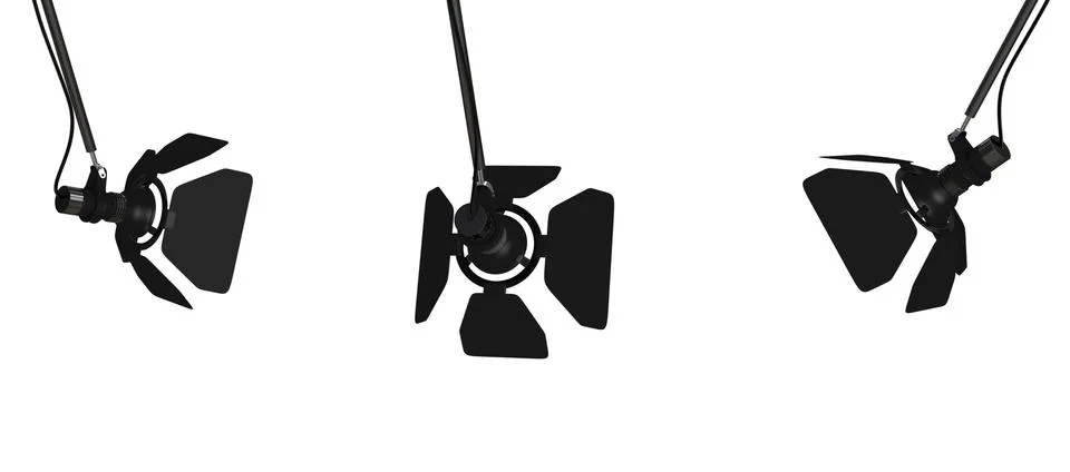 Spotlights Stock Illustration