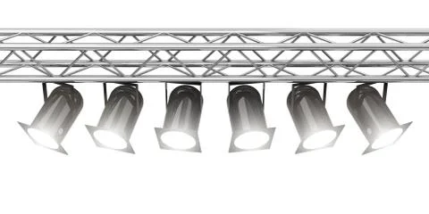 The spotlights Stock Illustration