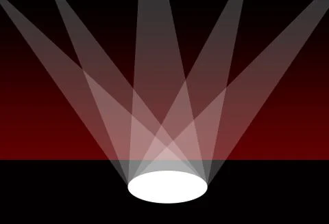 Spotlights Illustrazione stock