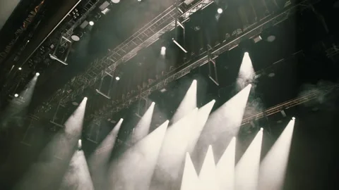 Spotlights with light devices4 Stock Footage 131044069