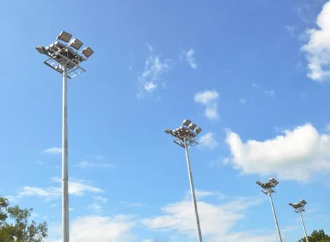 Spotlights outdoor Stock Photos