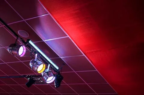 Spotlights Foto stock