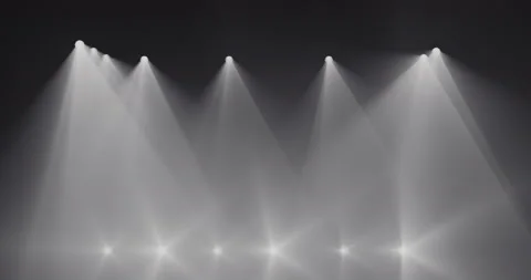 Spotlights randomly turn on and off. Vídeo Stock 124702794