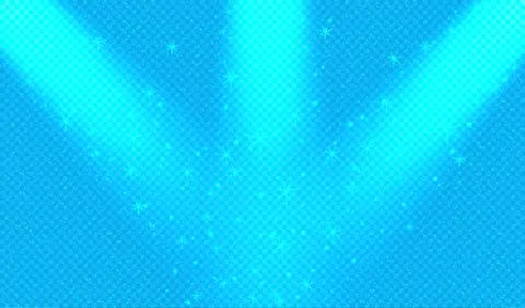 Spotlights scene light effects with snowflakes. 2018, Christmas Holiday. New Stock Illustration