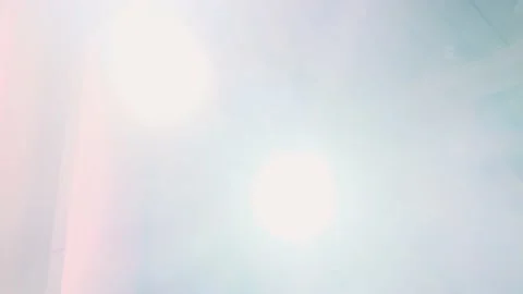 Spotlights shine a beam of light into the camera Stock Footage 196805516