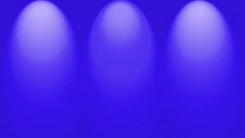 Spotlights shining down onto wall Stock Illustration