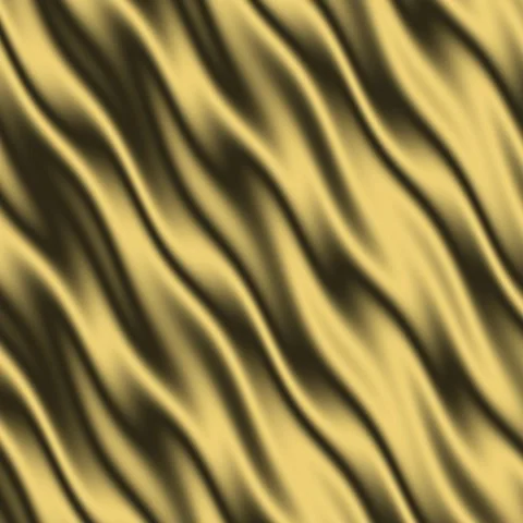 Spotlit flowing silk fabric waves abstract loop in pine needle, golden glow from Stock Footage 339047900