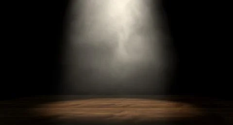 Spotlit stage Stock Illustration