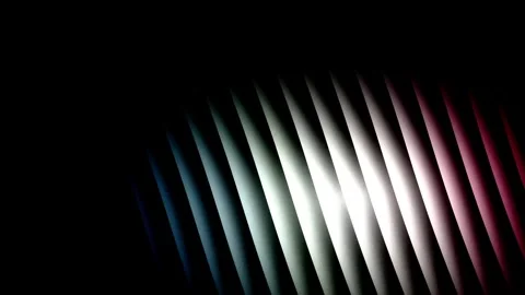 Spotlit striped gradient spotlight field abstract loop in pink, pale turquoise, 動画素材 339314766
