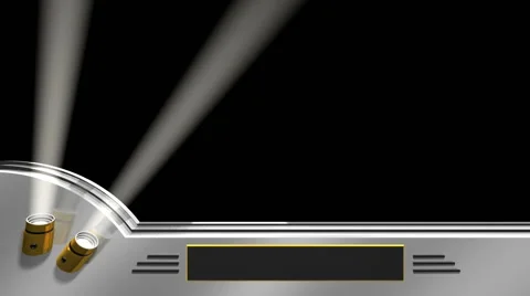 Spotlites screen with alpha matte Stock Footage 46303622