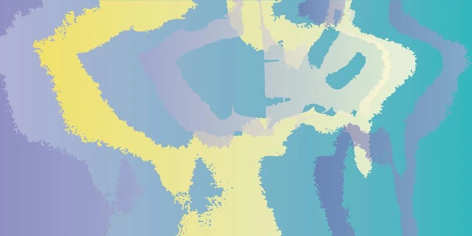 Spots of abstract form. Background from torn colored spots. Vector イラスト素材