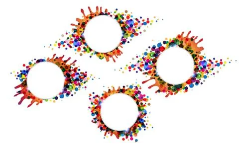 Spots and  blots Stock Illustration