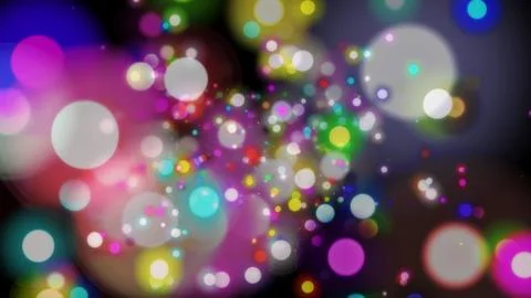 Spots color, light at night Stock Illustration
