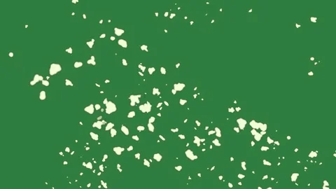 Spots on it lot of isolated on green screen background Stock-Footage 336858406