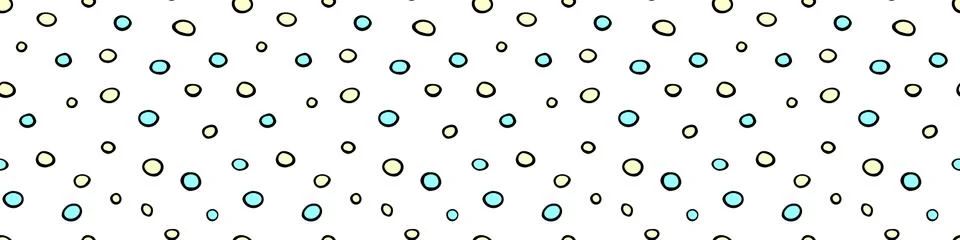 Spotted abstract vector background. Seamless pattern with spots, asymmetric r Stock Illustration