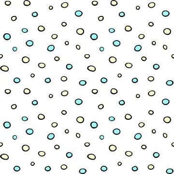 Spotted abstract vector background. Seamless pattern with spots, asymmetric r Illustrazione stock