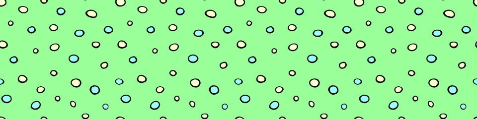 Spotted abstract vector background. Seamless pattern with spots, asymmetric r Stock Illustration