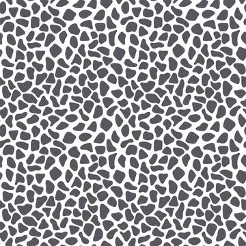 Spotted black and white texture seamless pattern. Vector abstract endless bac 스톡 일러스트