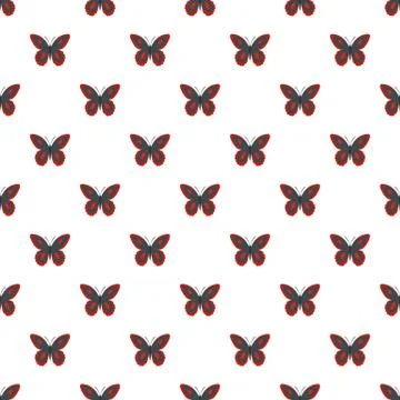 Spotted butterfly pattern seamless 스톡 일러스트