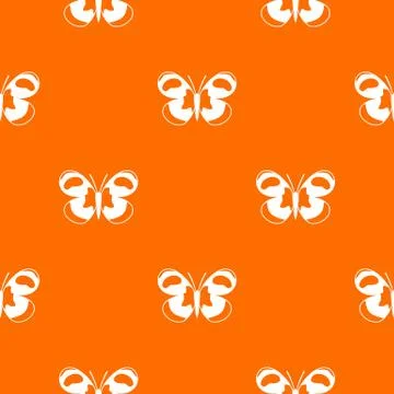 Spotted butterfly pattern seamless Illustrazione stock