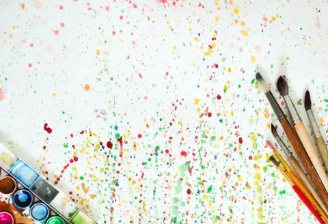 Spotted color background Foto stock