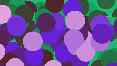 Spotted colorful vector background. Seamless multicolored bubbles pattern. .. Stock Illustration