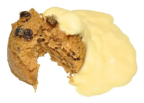 Spotted Dick Sponge Pudding Stock Photos