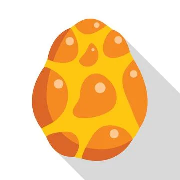 Spotted dinosaur egg waiting to hatch, bringing prehistoric life to modern .. Illustrazione stock