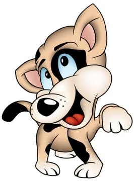 Spotted Kitten Stock Illustration