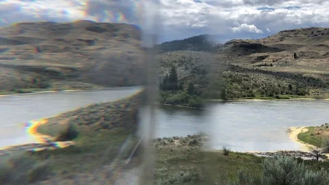 Spotted lake, Optical illusion Stock Footage 112752388
