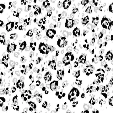 Spotted leopard skin Stock Illustration