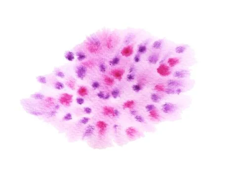 Spotted pink stain. Stock Illustration