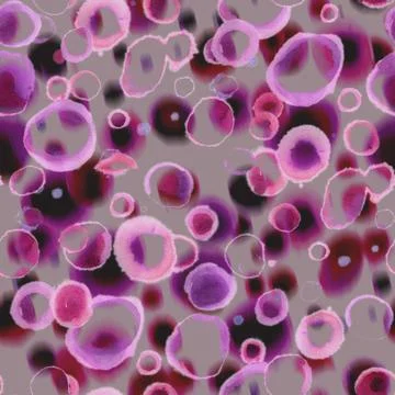 Spotted seamless pattern with blurred effect in calm brown tones. Illustrazione stock