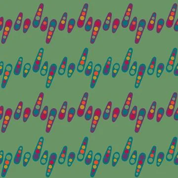 Spotted seamless pattern for decorating any surfaces or things. Timeless ab.. Stock Illustration