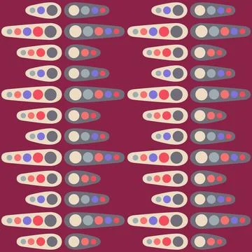 Spotted seamless pattern for decorating any surfaces or things. Timeless ab.. Stock Illustration