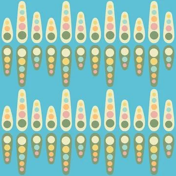 Spotted seamless pattern for decorating any surfaces or things. Timeless ab.. Stock Illustration