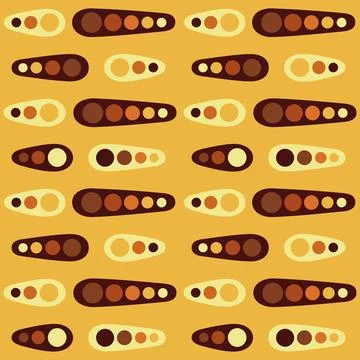 Spotted seamless pattern for decorating any surfaces or things. Timeless ab.. Illustrazione stock