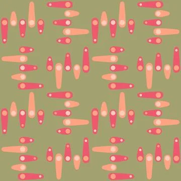 Spotted seamless pattern for decorating any surfaces or things. Timeless ab.. Stock Illustration