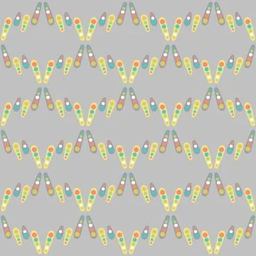 Spotted seamless pattern for decorating any surfaces or things. Timeless ab.. Stock Illustration