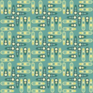 Spotted seamless pattern for decorating any surfaces or things. Timeless ab.. Stock Illustration