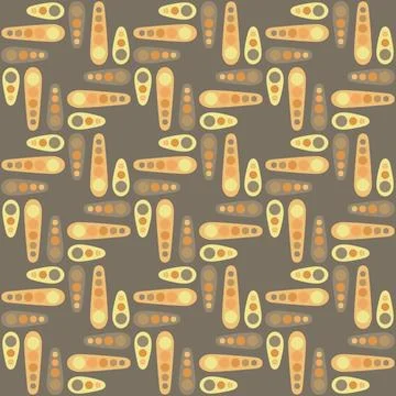 Spotted seamless pattern for decorating any surfaces or things. Timeless ab.. Stock Illustration
