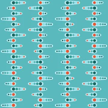 Spotted seamless pattern for decorating any surfaces or things. Timeless ab.. Illustrazione stock