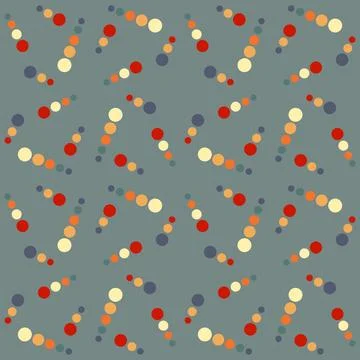 Spotted seamless pattern for decorating any surfaces or things. Timeless ab.. Illustrazione stock