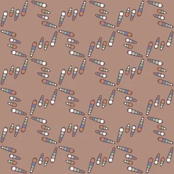 Spotted seamless pattern for decorating any surfaces or things. Timeless ab.. Stock Illustration