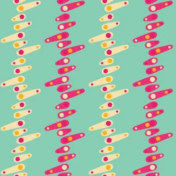 Spotted seamless pattern for decorating any surfaces or things. Timeless ab.. Stock Illustration