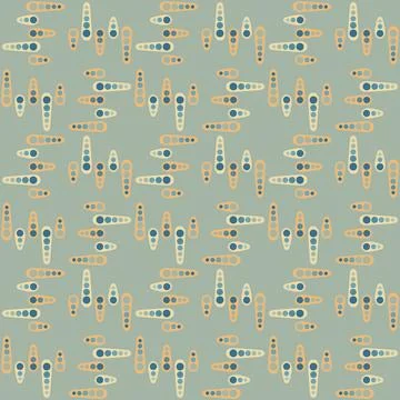 Spotted seamless pattern for decorating any surfaces or things. Timeless ab.. Illustrazione stock