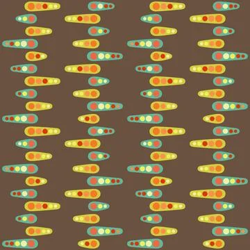 Spotted seamless pattern for decorating any surfaces or things. Timeless ab.. Stock Illustration